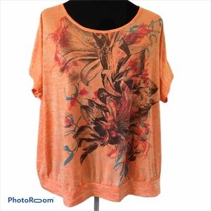 Beverly Drive floral print front criss cross back